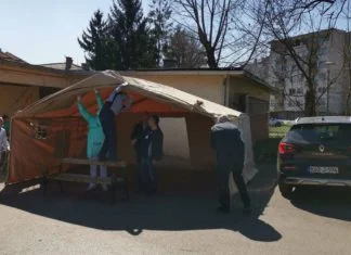 Uspostavljeni trijažni punktovi u Zenici i Žepču (FOTO)