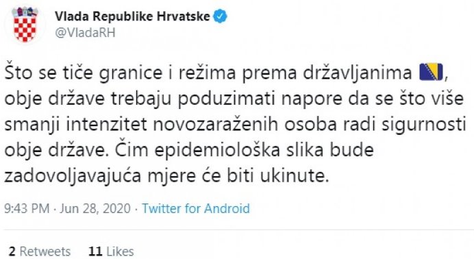 Vlada Hrvatske Granica