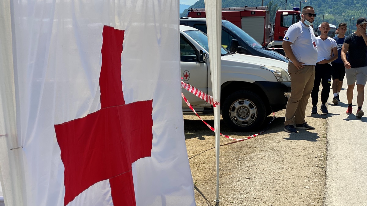 Ekipe Crvenog križa pružile više od 130 usluga prve pomoći tokom Marša mira