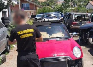 U Hercegovini u toku pretresi, oduzeto 125 rabljenih automobila