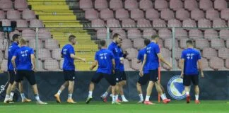 Reprezentacija BiH Trening Na Bilinom Polju