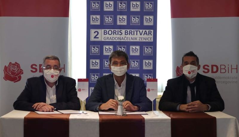 SD BiH Zenica podržao kandidaturu Borisa Britvara za gradonačelnika Zenice