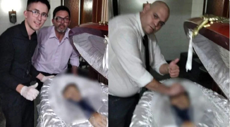 Ubijen radnik koji se slikao pored otvorenog Maradoninog kovčega? (VIDEO)