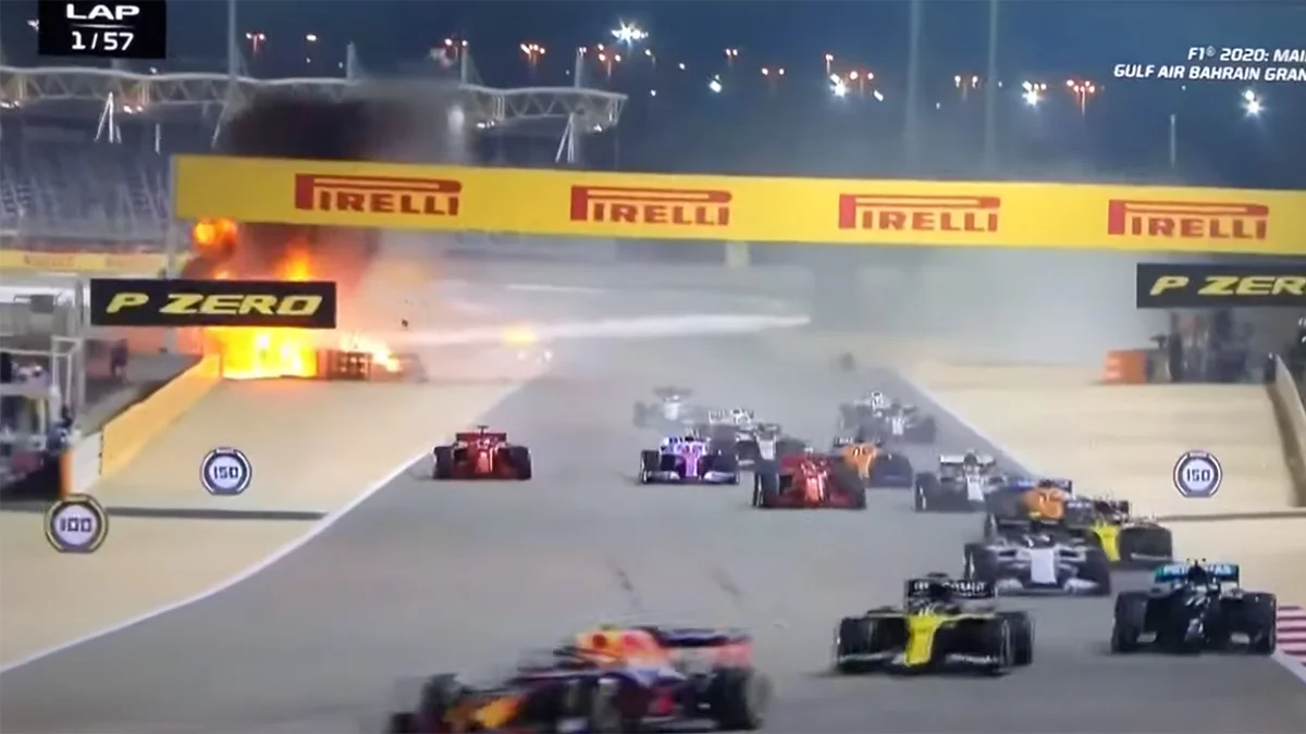 Prekinuta VN Bahraina zbog jedne od najtežih nesreća u Formuli 1 (VIDEO)