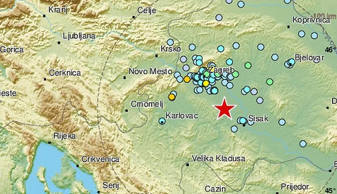 Zemljotres jačine 3,8 stepeni po Richteru potresao Hrvatsku Hrvatska Zemljotres