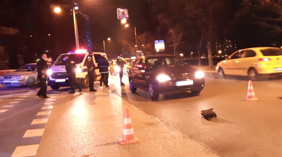 Sabraćajna nezgoda kod Prve gimnazije u Zenici, povrijeđen pješak