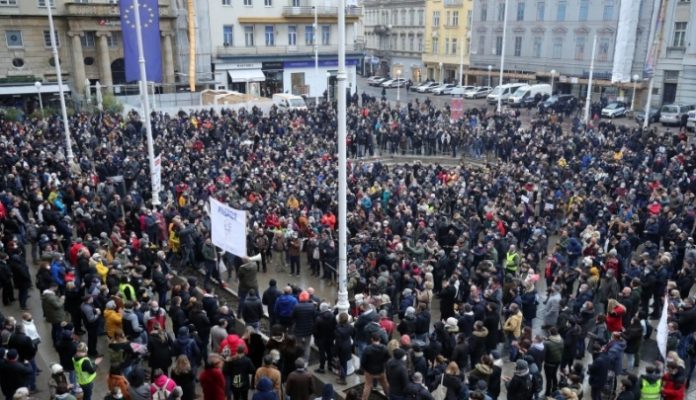 Protesti U Zagrebu