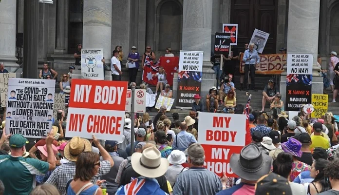 Demonstracije protiv vakcinacije širom Australije (VIDEO)