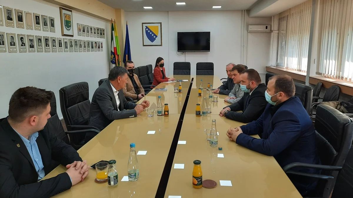 Novoizabrani predsjednik NS/FS BiH Vico Zeljković u prvoj službenoj posjeti Gradu Zenica