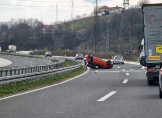 Saobraćajna nesreća na autoputu Zenica-Visoko (FOTO)