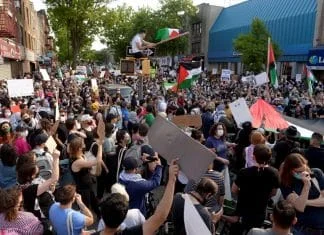 Nekoliko hiljada ljudi u SAD-u na protestima podrške Palestini Protesti Amerika za Palestinu