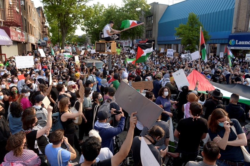 Protesti Amerika za Palestinu