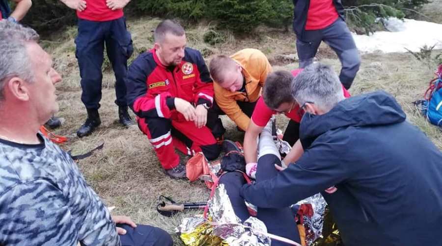 Članica Vedra se povrijedila na Čvrsnici, pomogli joj članovi GSS Zenica i Jablanica