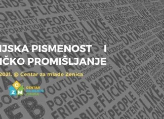 Poziv za učešće na treningu Medijska pismenost i kritičko promišljanje Medijska Pismenost I Kritičko Promišljanje (1)