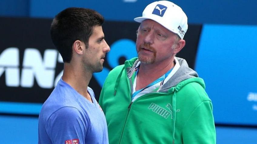 Boris Becker Novak Djokovic