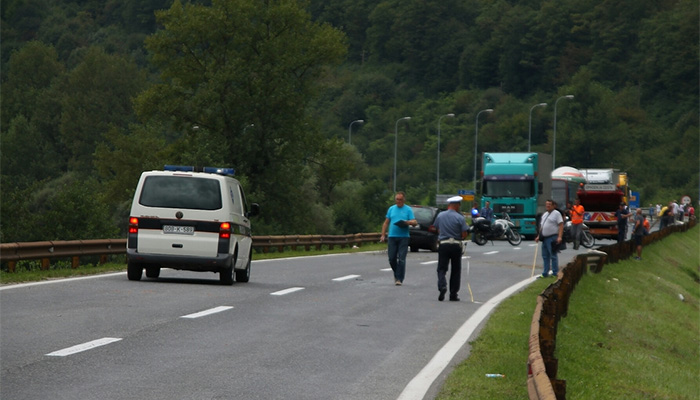 Saobraćajna nesreća na M-17 kod Nemile, povrijeđena jedna osoba