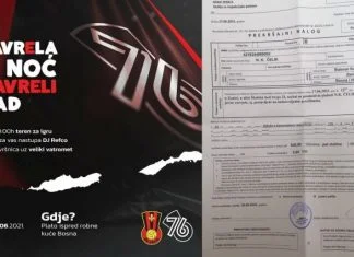 Gradska inspekcija Zenice “čestitala” rođendan NK Čeliku kaznom od 500 KM Plakat Zenica 768x425