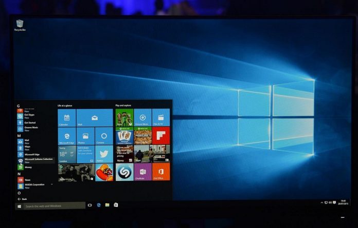 Windows 10 Sistem Screen