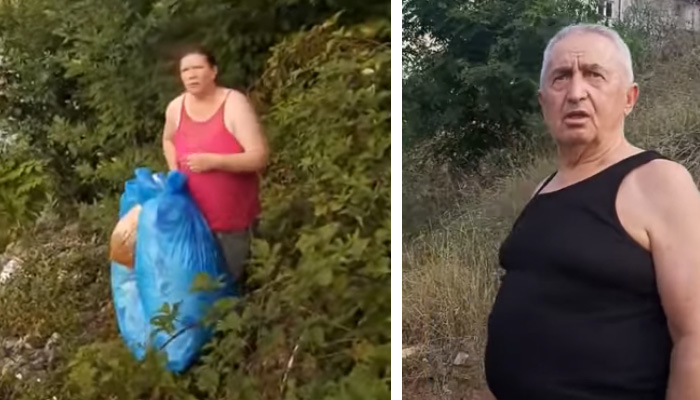 Ogorčeni mještanin u Jelahu natjerao dijasporce da pokupe smeće koje su bacili u Usoru (VIDEO)