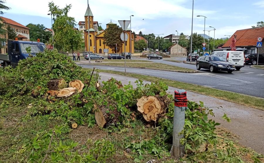 Kiša i nevrijeme zahvatili i Zenicu i Travnik (FOTO)