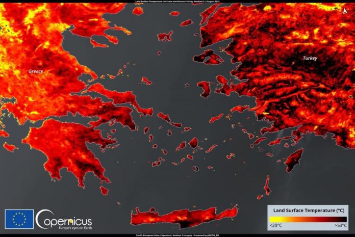 Mediteran sunce toplotni udar