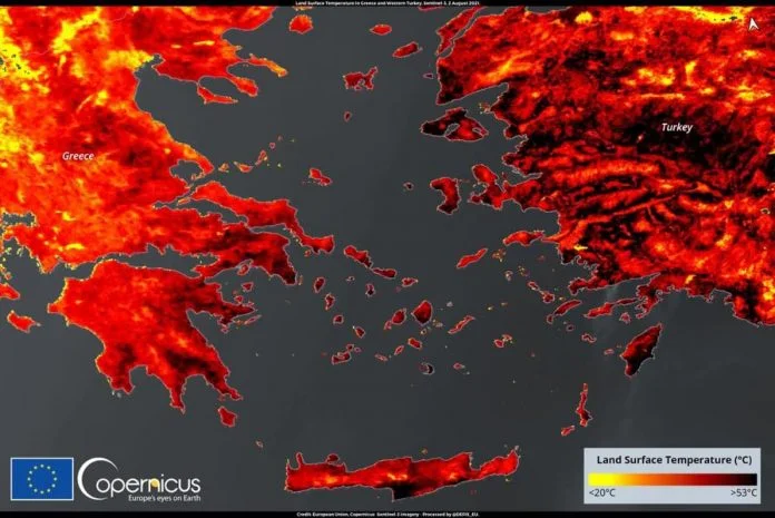 Mediteran sunce toplotni udar