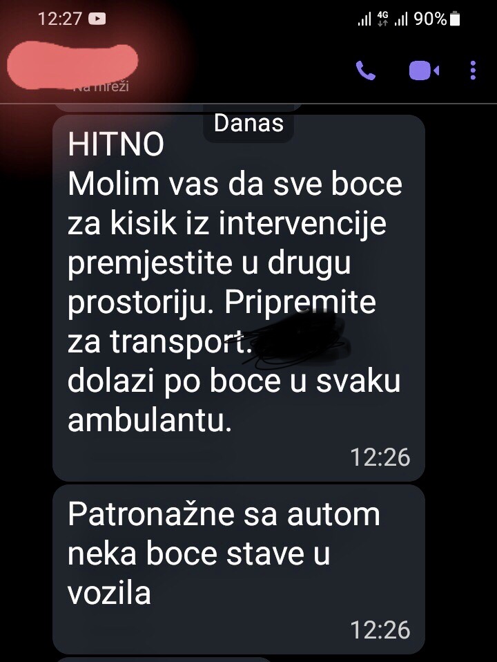 Poruka Zenica Dom Zdravlja