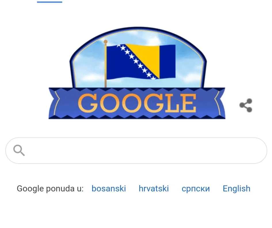 Google čestitao Dan državnosti BiH
