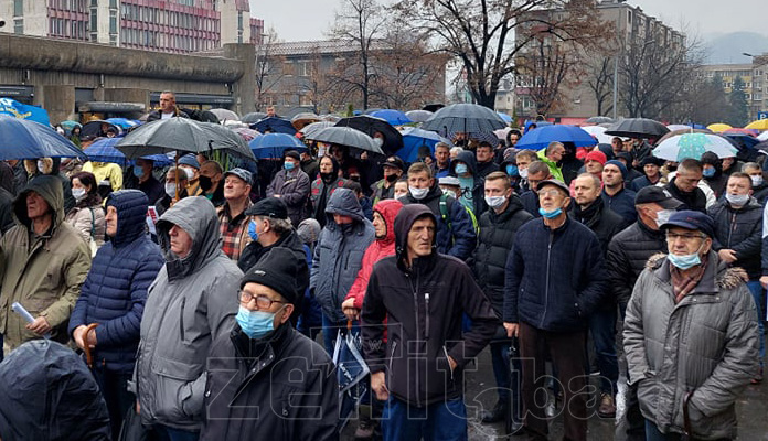 Radončić na protestima u Zenici zbog hapšenja Fuada Kasumovića