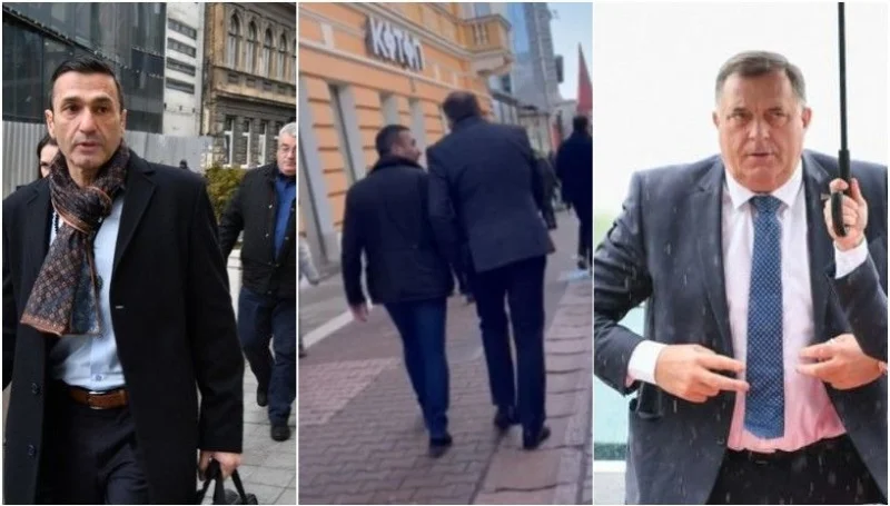 Davor Dragičević o snimku: Nisam šetao sa Dodikom, pritrčao sam da mu kažem… Dragičević Dodik šetnja