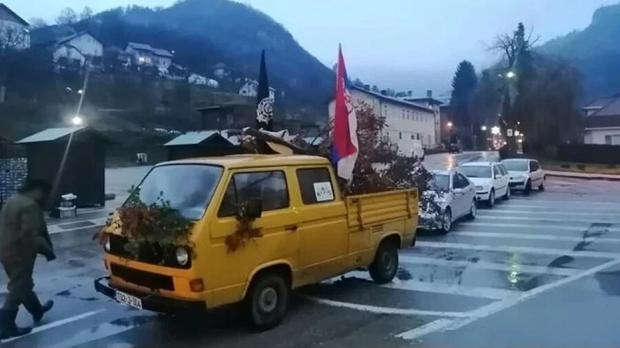 U Višegradu se ponovo okupila grupa pripadnika četničkog pokreta