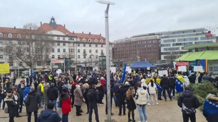 Štutgart Protest BiH