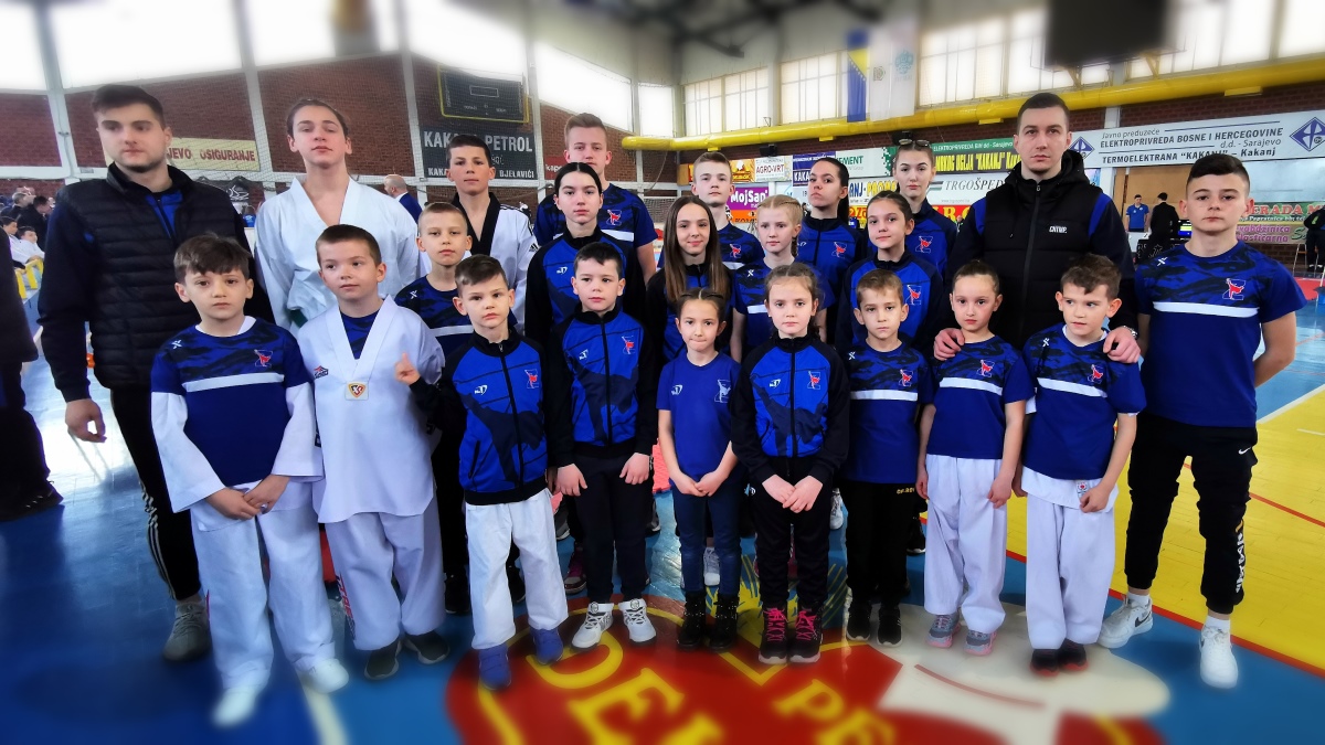 Taekwondo klub Zenica na takmičenju u Kaknju osvojio 17 medalja