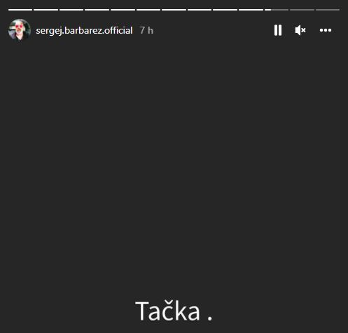 Sergej Barbarez Instagram Story