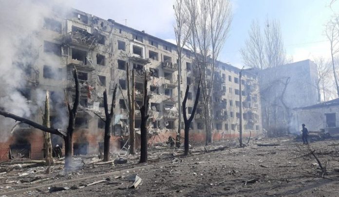 Ukrajina Rat Ruševine