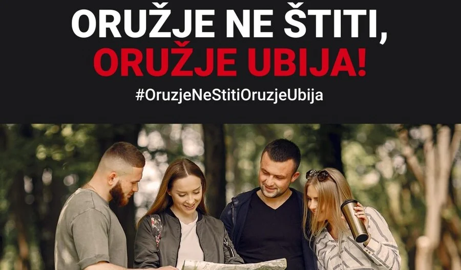 Započeto provođenje kampanje “Oružje ne štiti, oružje ubija” na području Zeničko-dobojskog kantona (FOTO) PILLAR A2 Poster MUP ZDK Bosanski FIN Web