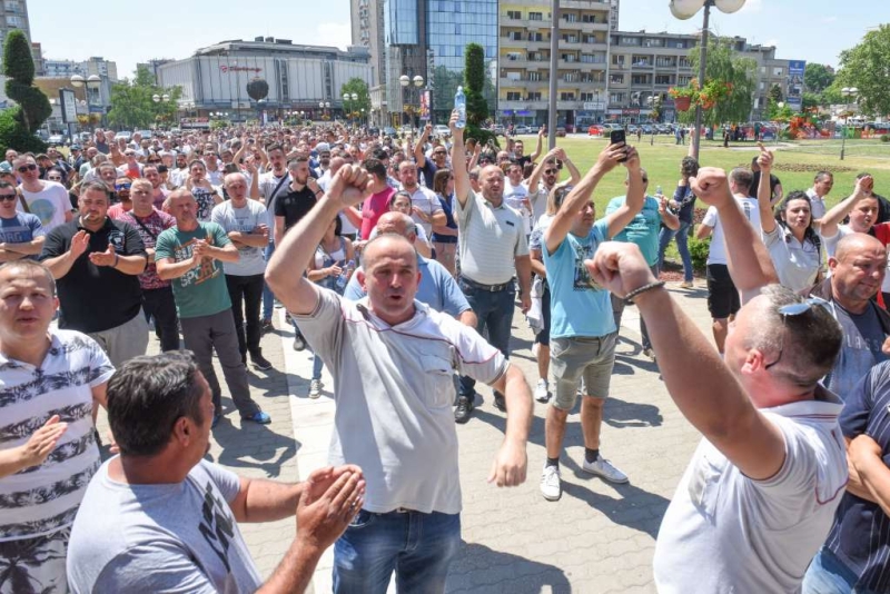 Protest Kragujevac FIAT