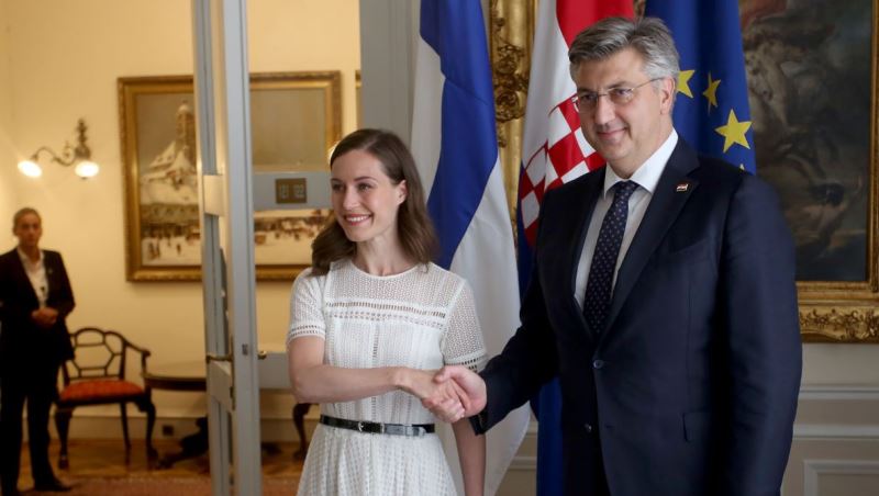 Andrej Plenkovic Sana Marin Premijerka Finske Zagreb