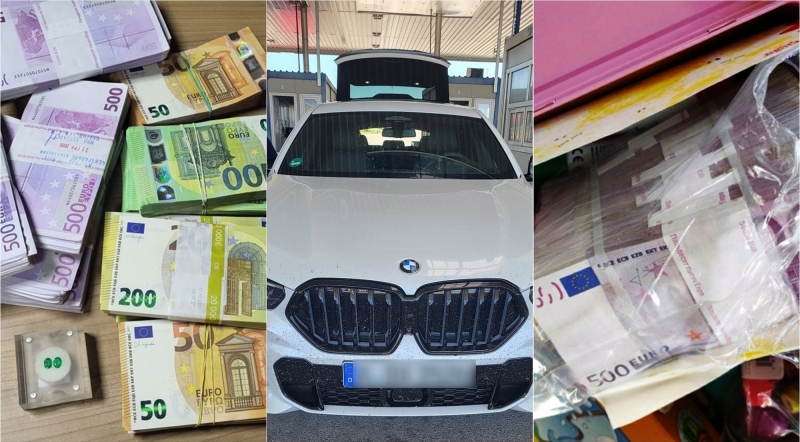 Velika zapljena na prijelazu u Srbiji, automobil u kojem su se vozili Nijemac i Ukrajinac bio “nafilovan” novcem