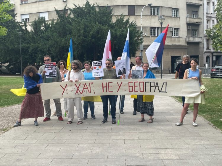 Protest u Beogradu zbog Lavrova: Advokat ratnih zločina nije došao
