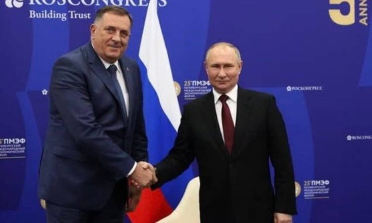 Održan sastanak Dodika i Putina u Sankt Peterburgu