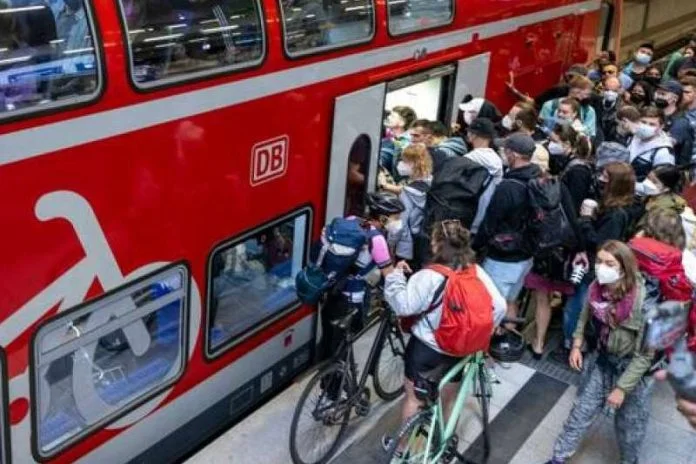 Njemačka Voz Ilustracija