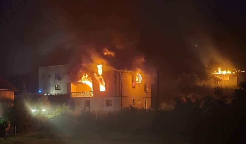 Izgorila kuća u Bilješevu kod Zenice