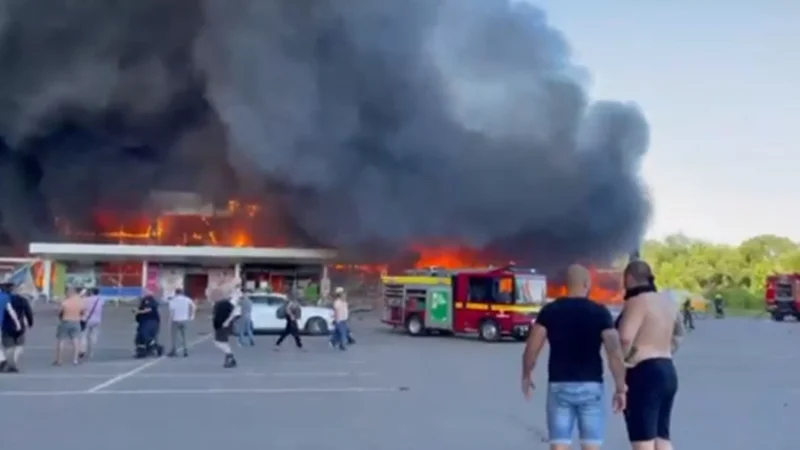Raketni Napad Rusije Na Ukrajinu