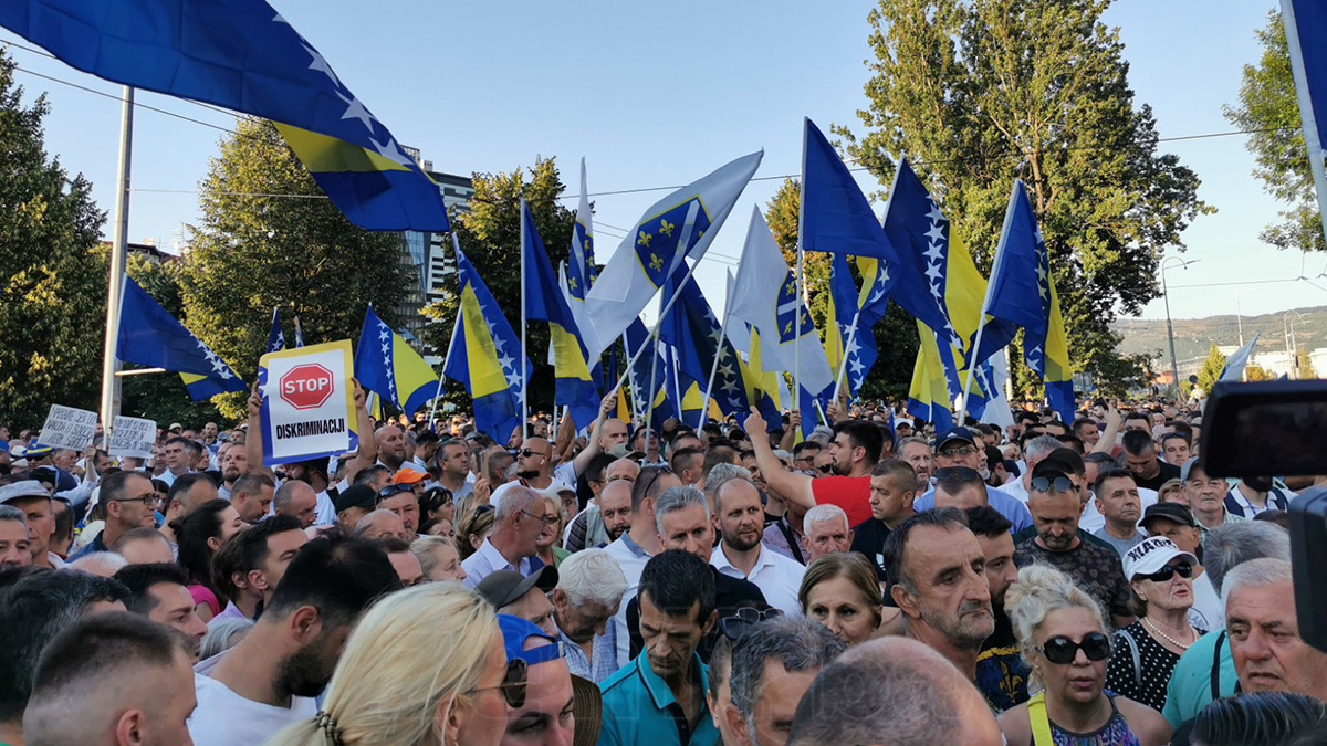 Protesti OHR Sarajevo Clanak