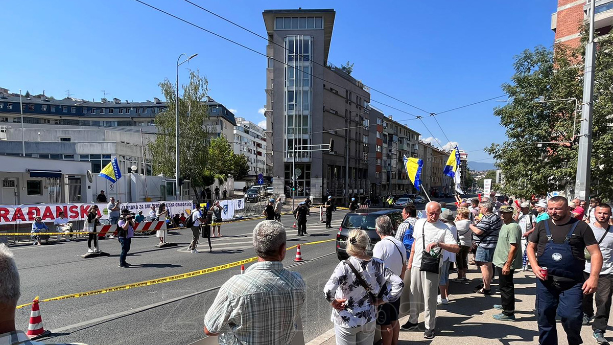 Protesti Utorak Sarajevo