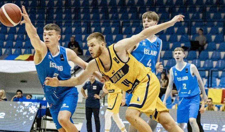 Mladi bh. košarkaši poraženi od Islanda, ostali bez borbe za A-diviziju