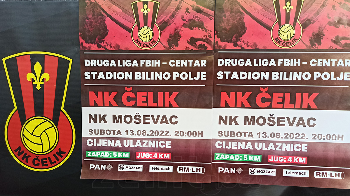 Plakat Utakmice Celik Zenica