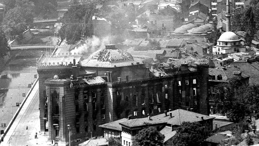 Sarajevo Zapaljena Vijecnica