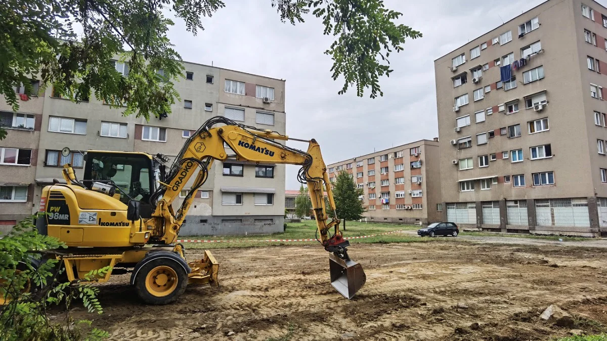 Uredjenje Igraliste Blatusa Bager Plato Asfalt